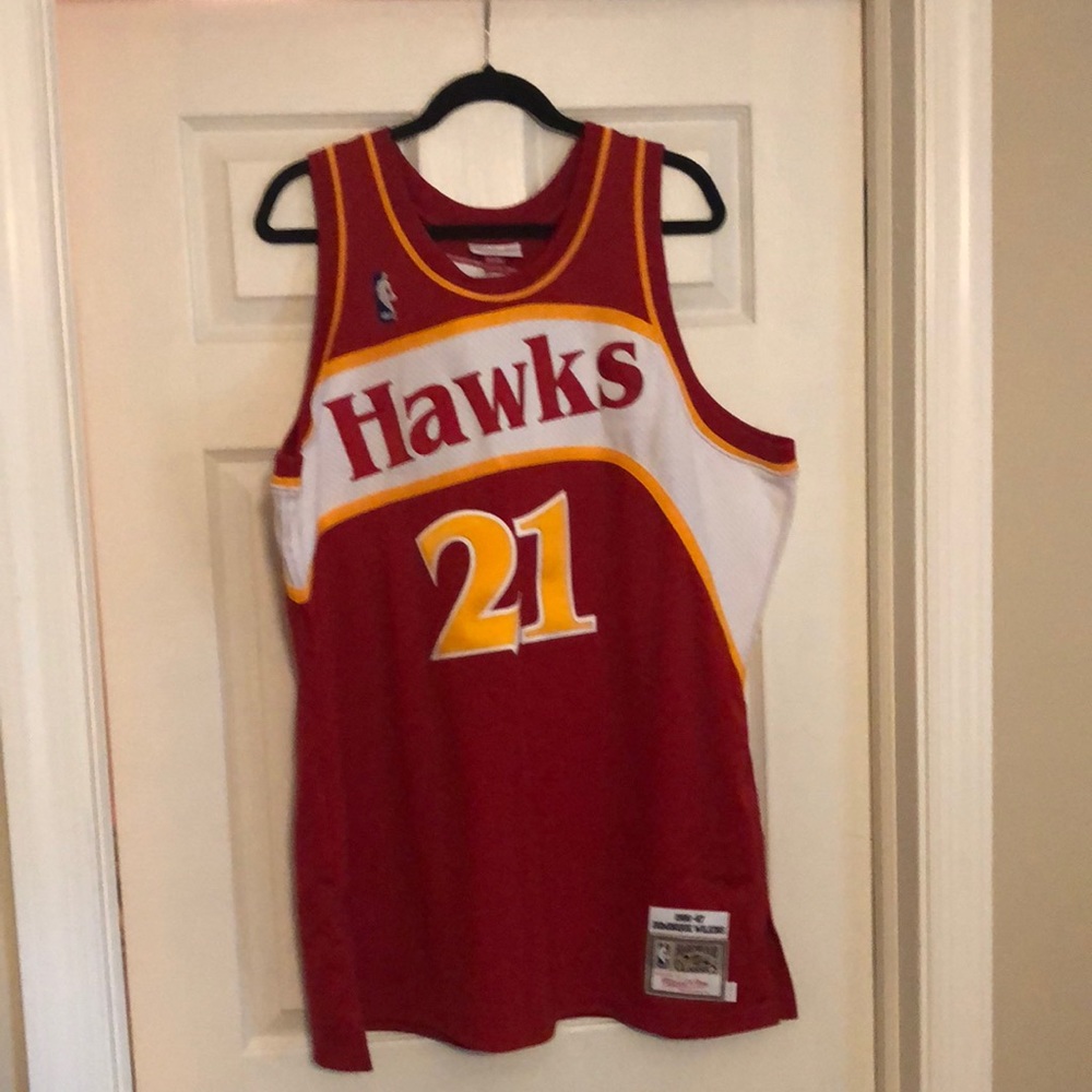 Mitchell & Ness Authentic 1986-1987 Atlanta Hawks Dominique Wilkins size 52